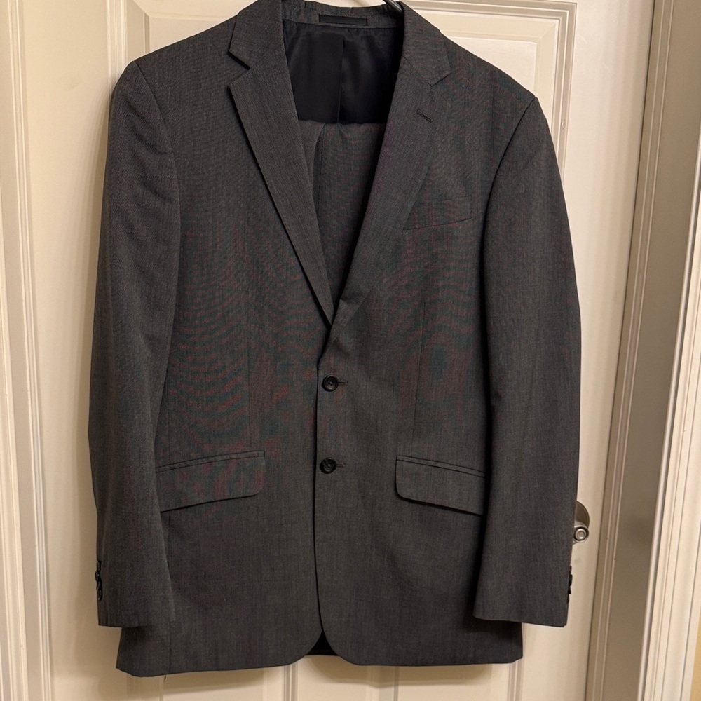 Gray Kenneth Cole suit